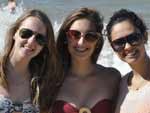 Amanda Scholze, Ana Paula Rossato e Camila Brum