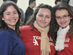 Marina Simes, Leticia Gomes e Amanda Balestin