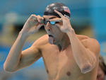 Careta do maior medalhista olmpico da histria, Michael Phelps