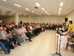 Em setembro, o candidato participou tambm do debate da Catedral So Paulo Apstolo