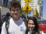 Nicholas Tavares e Amanda Tasca