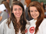 Larissa Nahaz e Karoline Cardoso