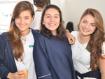 Laura Nunes, Bruna Gonalves e Marcela Bedin