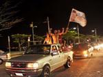 Carreata do candidato eleito para vereador &quot;Pedro&quot; em Florianpolis 