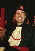 O candidato a prefeito de Blumenau, Napoleo Bernardes (PSDB), em sua formatura de Direito em 2005