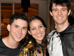 Jorge Malaquias, Amanda de Souza e Felipe Grah 