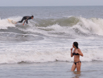 Calor e boas ondas na Joaca