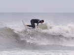 O dia estava bom para o surf