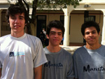 Lucas Appel, Carlos Fabris e Henrique de Almeida