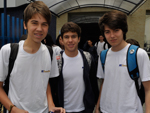 Gabriel Taskasaki, Eduardo Carraer e Bernardo Cavallazzi