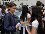 Iago Roedel, Elisa Pereira e Maria Clara Bastos