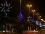 Iluminao de natal na Av. Beira-Mar Norte em Floripa