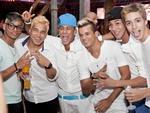 Neymar curtindo com os amigos