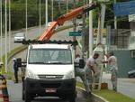Sexta-feira: Fiscalizao eletrnica  retirada das ruas de Itaja. Radares e lombadas eletrnicas esto com a licitao vencida