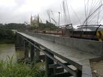 Tera-feira: Obras da ponte Hercilio Deeke so retomadas em Gaspar