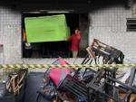 Quinta-feira: Incndio criminoso destri loja de mveis usados na Rua Estefano Jos Vanoli, Bairro So Vicente
