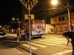Domingo: Mulher de 72 anos morreu atropelada sobre a faixa de pedestres na Rua So Paulo, em Blumenau