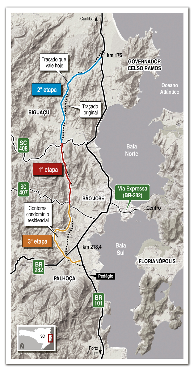 Alça de Contorno da BR-101: trecho de Palhoça está em discussão -  FloripAmanhã