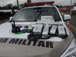 Quarta-feira: Polcia Militar prende trio com cerca de seis quilos de maconha em Indaial, no Vale do Itaja