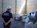 Segunda-feira: Receita Federal apreende 15 toneladas de produtos falsificados em Itaja