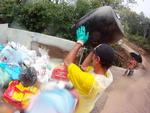 Coletores de lixo enfrentam rotina de trabalho rduo para recolher os resduos em Blumenau