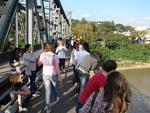 Pndulo Humano aconteceu neste sbado e domingo, dias 8 e 9, na Ponte de Ferro no Centro de Blumenau