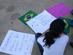 Em Braslia, manifestantes comear o ato na Esplanada dos Ministrios