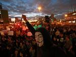 Em So Paulo, milhares de pessoas se renem para o protesto