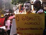 Manifestantes ocupam a Praca Sete e rua e avenidas de Belo Horizonte 17/06/2013.