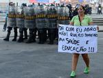 Manifestantes no Rio de Janeiro em 16/06/2013.