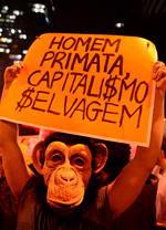 Manifestantes no Rio de Janeiro em 13/06/2013.