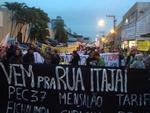 Manifestao em Itaja