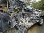 Segunda-feira: Motorista de carro morre em acidente com caminho na SC-108, em Blumenau