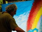 Segunda-feira: Artista Telomar Florencio ter obra gigante em mercado de Blumenau