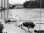 No dia 09 de julho de 1983 o Rio Itaja-Au atinge 15,34 metros, marca mais alta desde 1911