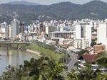 Vista da cidade no Museu da gua - Reprter do Santa percorreu 163 km de bicicleta por vrios bairros da cidade