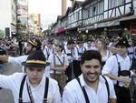 Desfile: a animao tomou conta durante todo o trajeto feito pelos grupos participantes