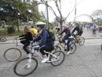 Passeio ciclstico do Grupo de Escoteiros Cruzeiro do Sul em Blumenau