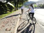 Confira cinco opes de trajetos bairro-centro para pedalar com segurana em Blumenau.  Complexo do Sesi - Av. Beira Rio.