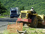 Obras de duplicao da BR-101, entre Osrio e Torres, km 83