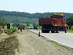 Obras de duplicao da BR-101, entre Osrio e Torres, km 42