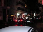 A noite em Beirute, rua de bares