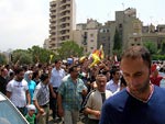 Manifestao em Beirute aps morte de civis em Qana