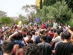 Manifestao em Beirute em frente ao prdio das Naes Unidas