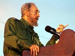 Fidel Castro em 26 de julho de 2006 em ato na provncia de Holgun, a 75 quilmetros de Havana 