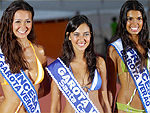 2 princesa, Cssia Ippolito, 19 anos, a Garota Vero 2007, Gabrielle de Souza, 18 anos; e a 1 princesa, Larissa Schmidt, 15 anos