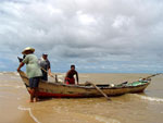 Foz do Rio So Francisco, no povoado de Pixaim, Alagoas