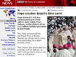 A BBC destacou a canonizao do primeiro santo brasileiro em seu site