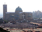 Vista area da Baslica do Santurio Nacional de Nossa Senhora de Aparecida