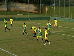 Os jogadores treinam em um Resort, na cidade de Itu